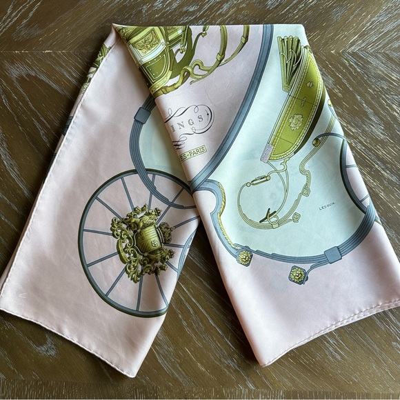 SOLD Authentic Hermes Scarf - Springs - Picture 10 of 10